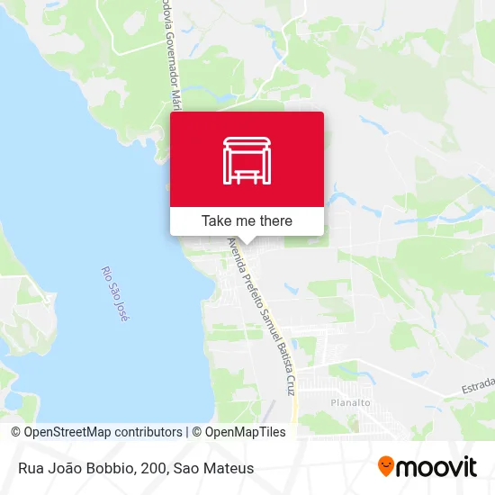 Rua João Bobbio, 200 map