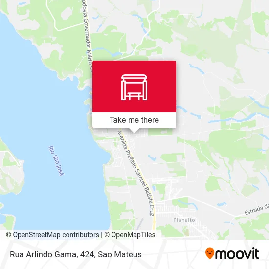 Rua Arlindo Gama, 424 map