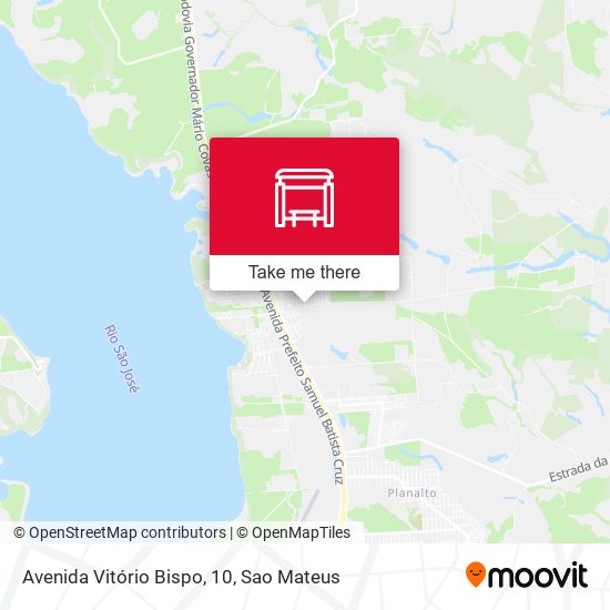 Avenida Vitório Bispo, 10 map