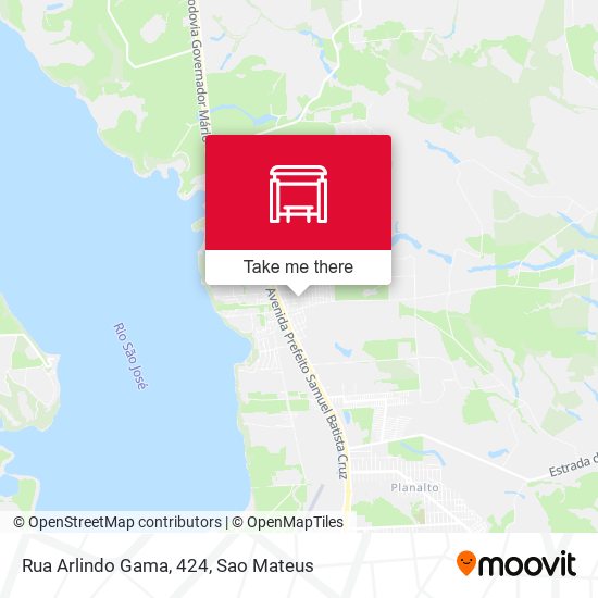 Rua Arlindo Gama, 424 map