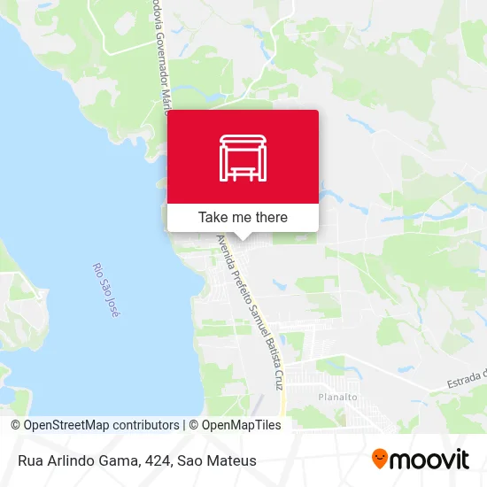 Rua Arlindo Gama, 424 map