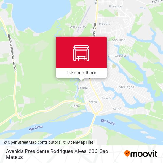 Avenida Presidente Rodrigues Alves, 286 map