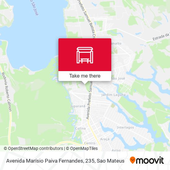 Avenida Marísio Paiva Fernandes, 235 map