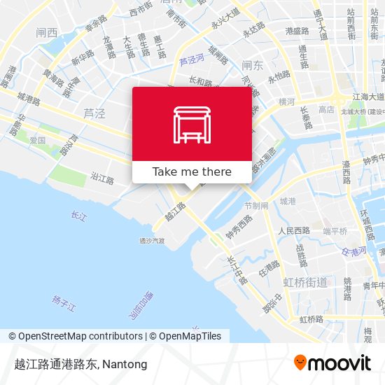 越江路通港路东 map