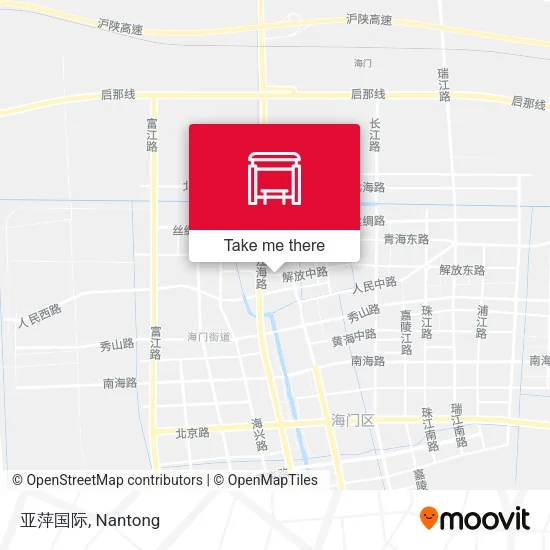 亚萍国际 map
