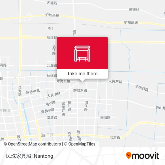 民珠家具城 map