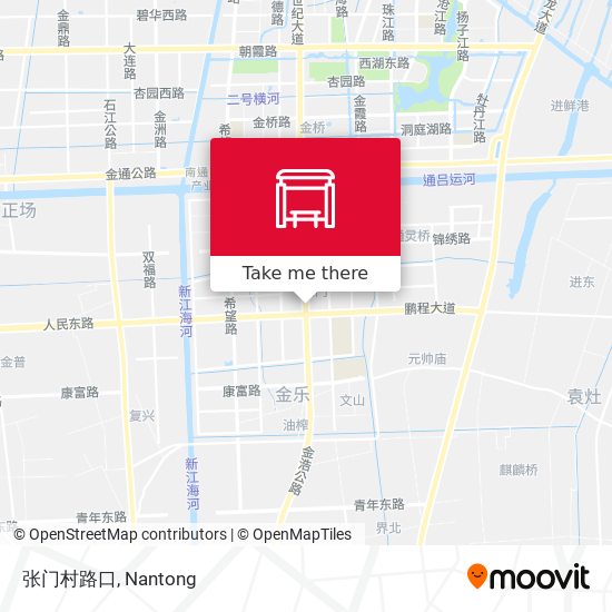 张门村路口 map