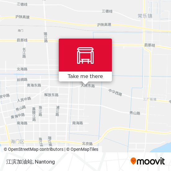 江滨加油站 map