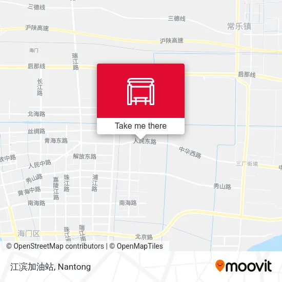 江滨加油站 map