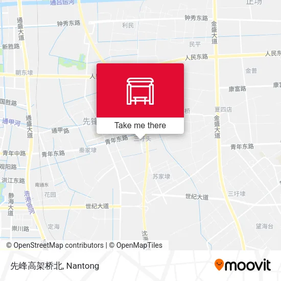 先峰高架桥北 map