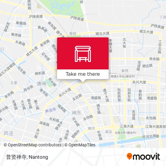 普贤禅寺 map