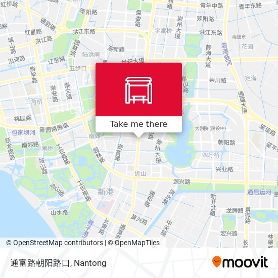 通富路朝阳路口 map