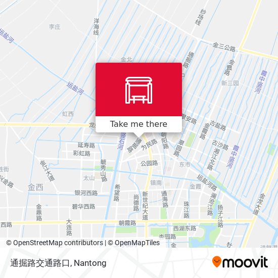通掘路交通路口 map
