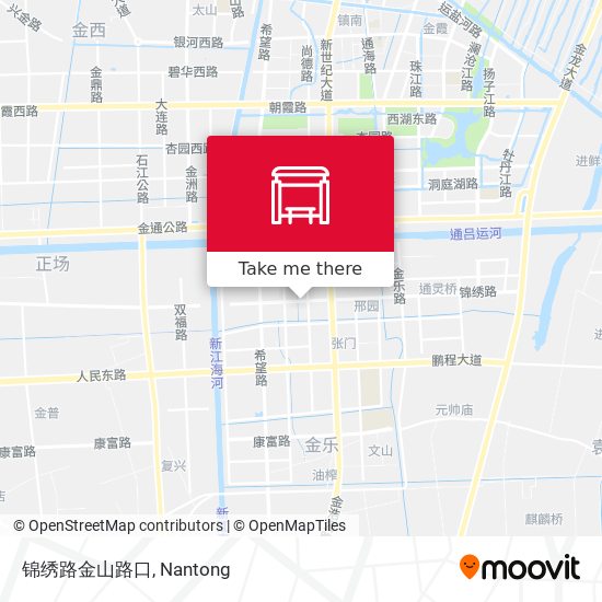 锦绣路金山路口 map