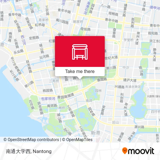 南通大学西 map