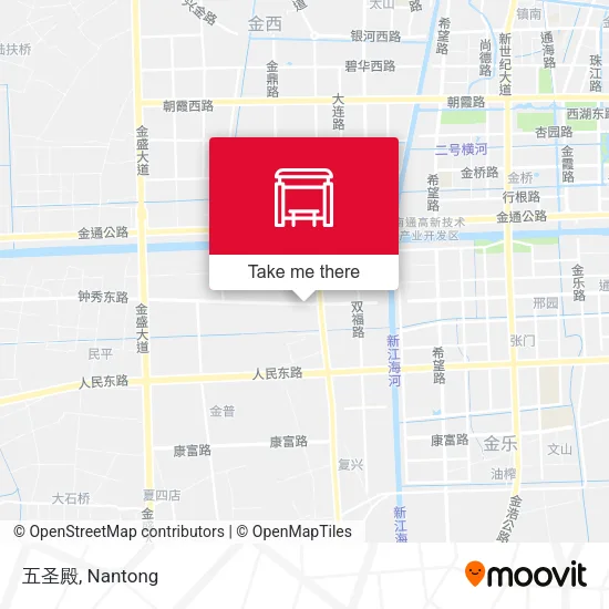 五圣殿 map
