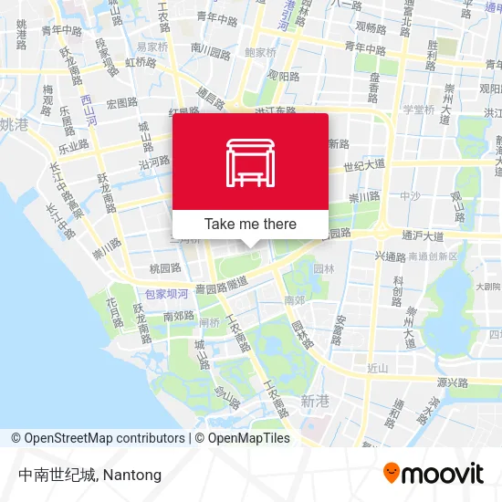 中南世纪城 map