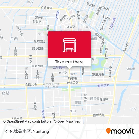 金色城品小区 map