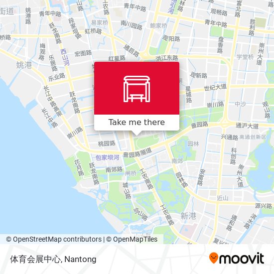 体育会展中心 map