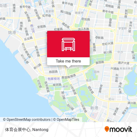体育会展中心 map
