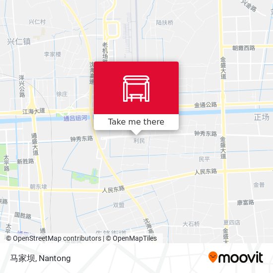 马家坝 map