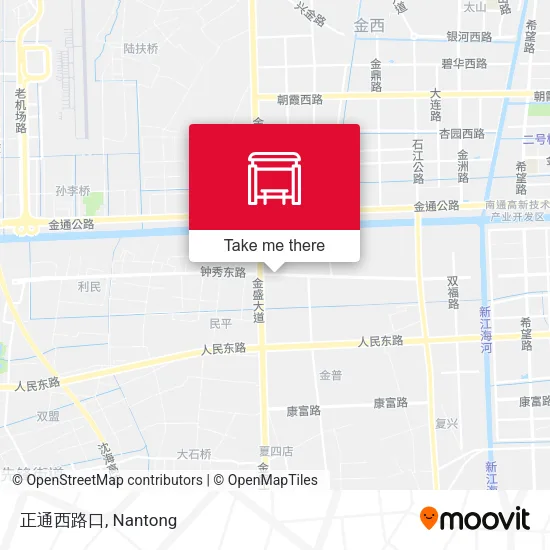正通西路口 map