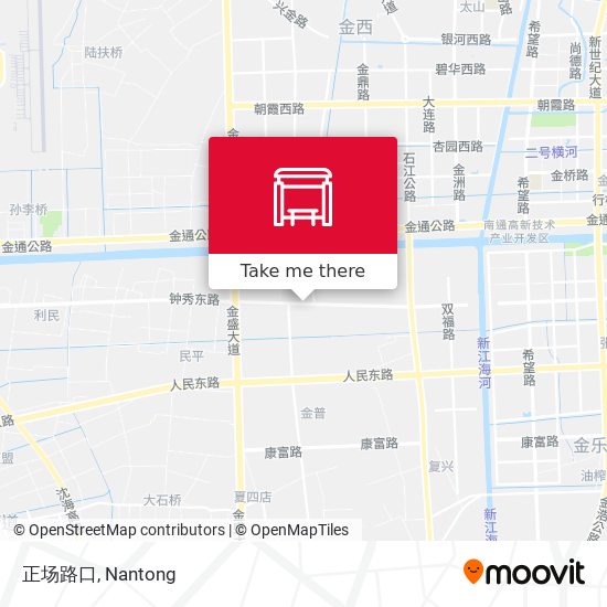正场路口 map
