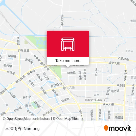 幸福街办 map