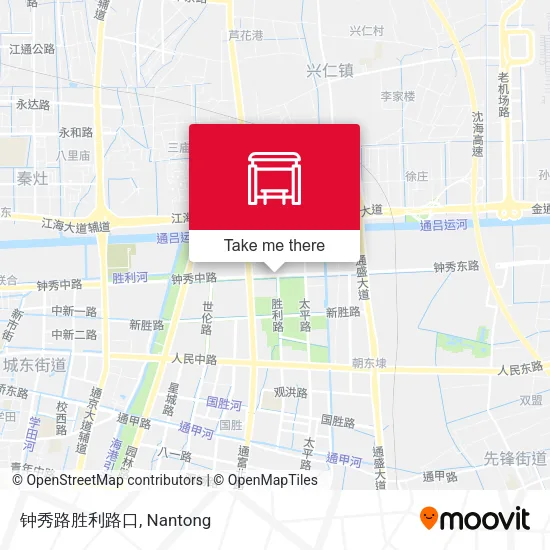 钟秀路胜利路口 map