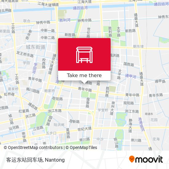 客运东站回车场 map