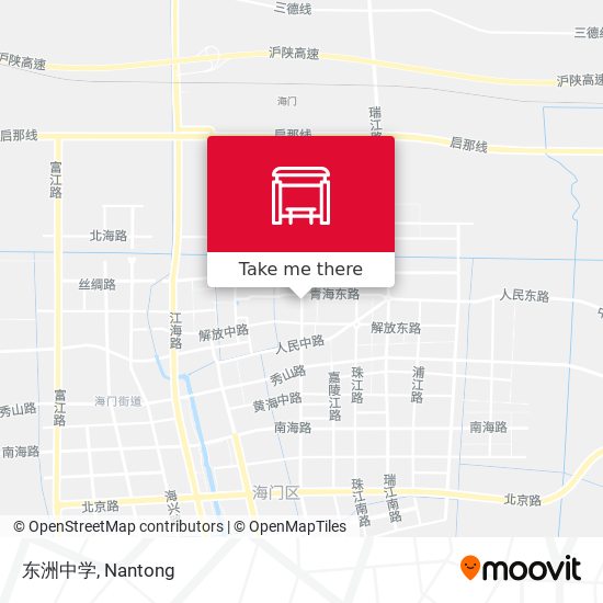 东洲中学 map