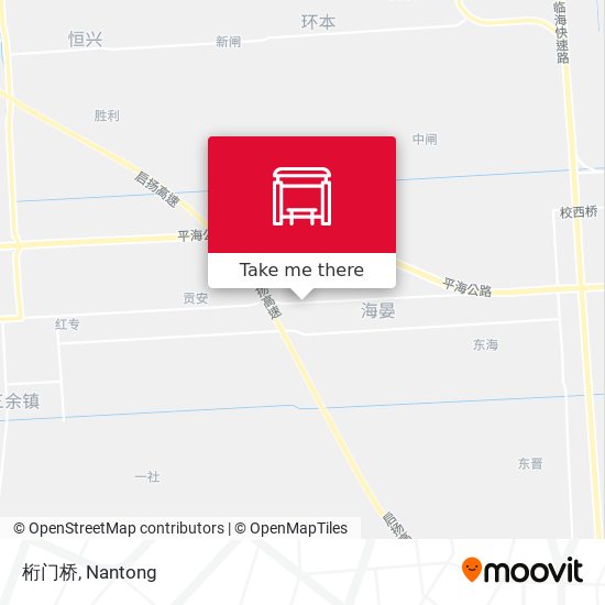 桁门桥 map