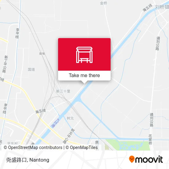 尧盛路口 map