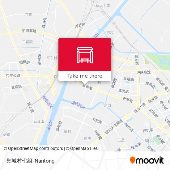集城村七组 map