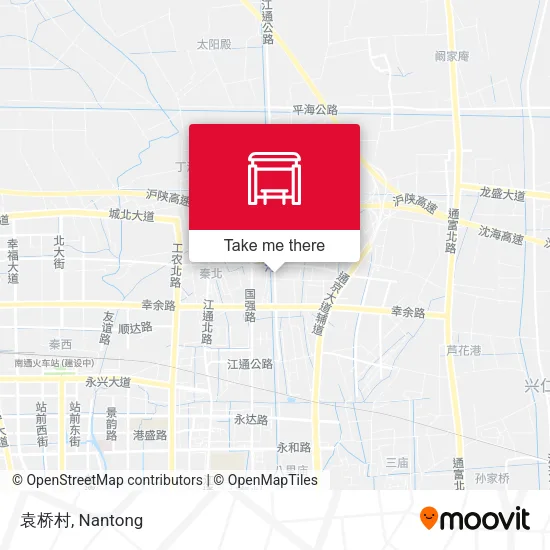 袁桥村 map