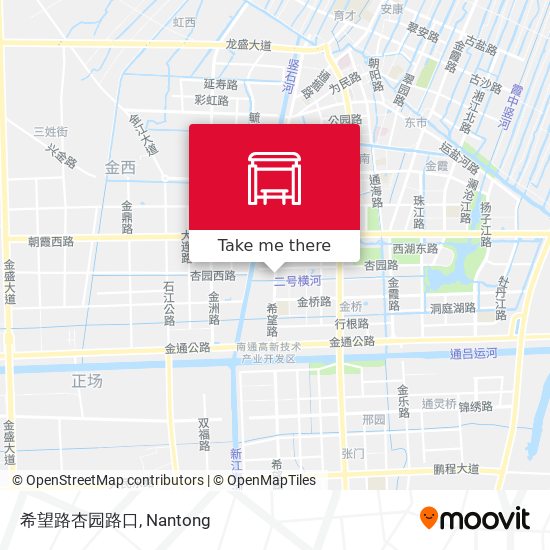 希望路杏园路口 map