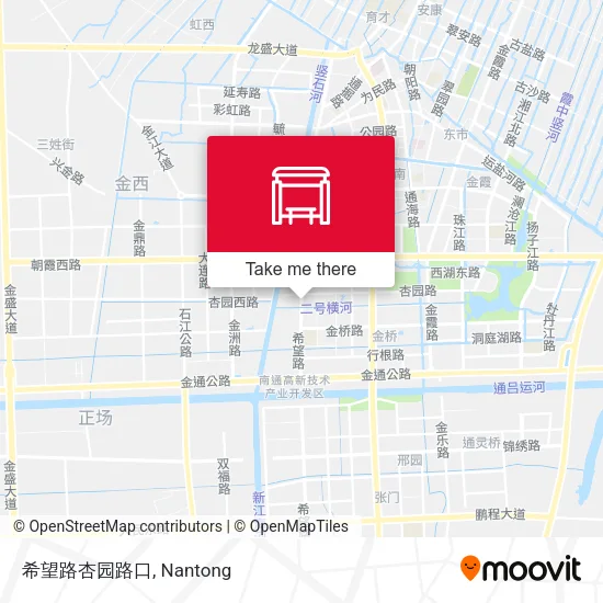 希望路杏园路口 map