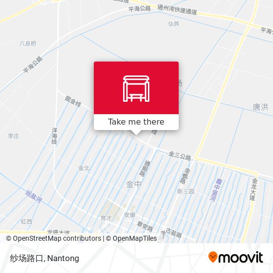 纱场路口 map