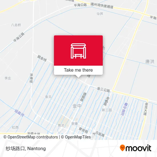 纱场路口 map
