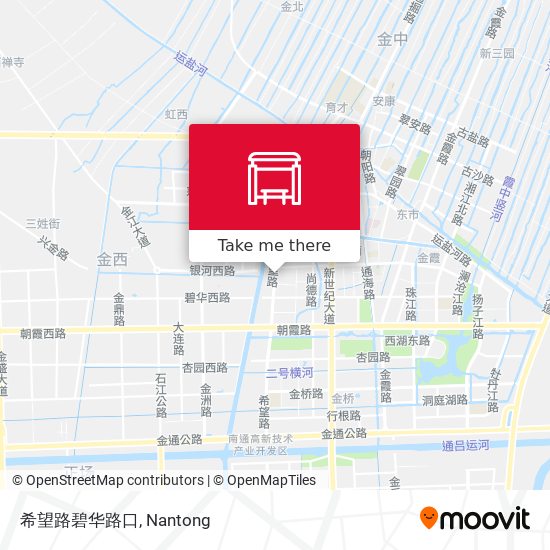 希望路碧华路口 map