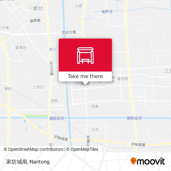 家纺城南 map