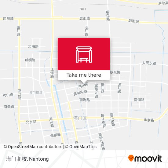 海门高校 map