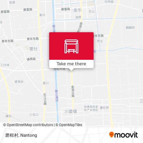 磨框村 map