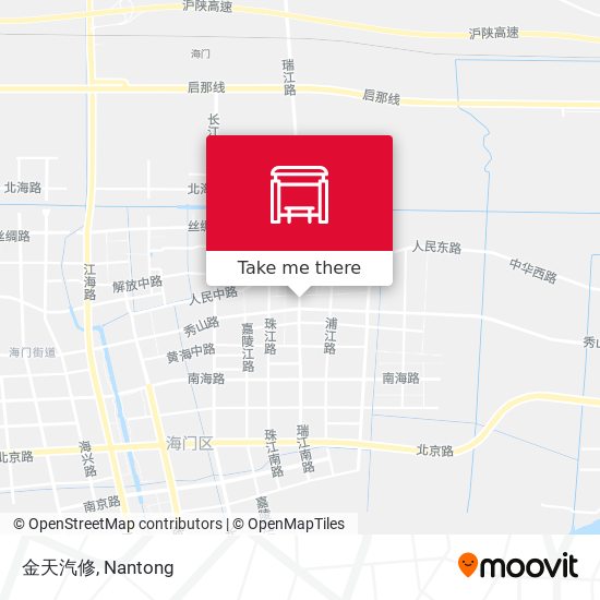 金天汽修 map