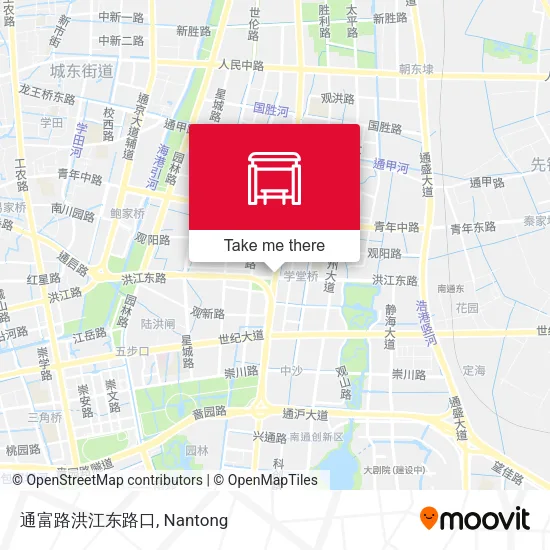 通富路洪江东路口 map