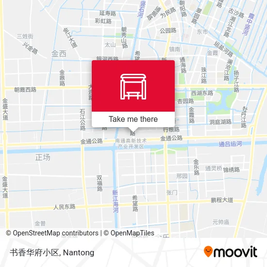 书香华府小区 map