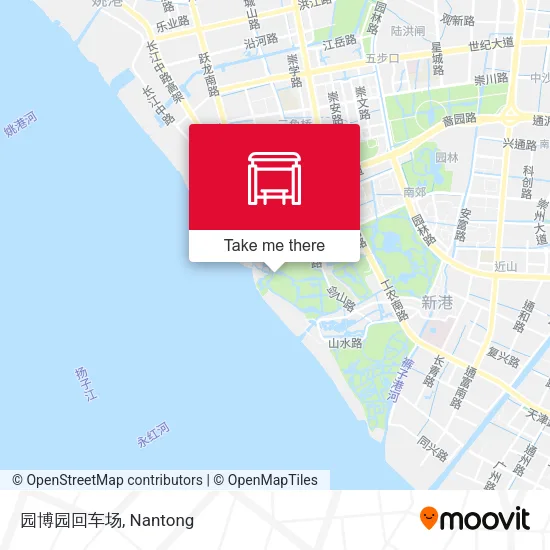 园博园回车场 map