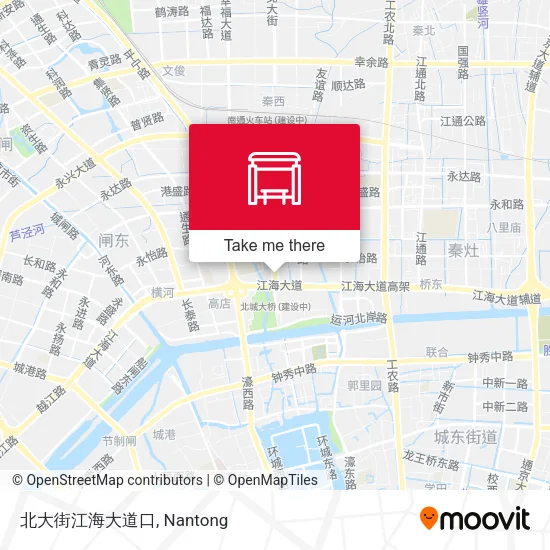 北大街江海大道口 map