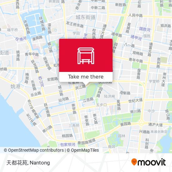 天都花苑 map