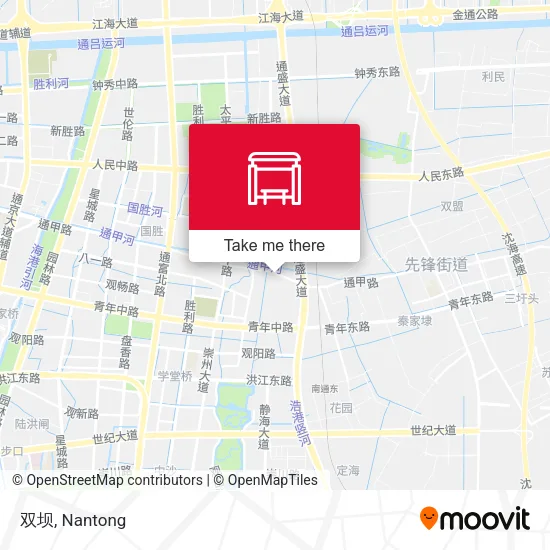 双坝 map